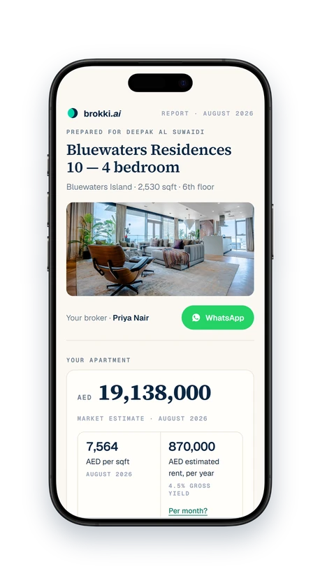 Owner report page on a phone