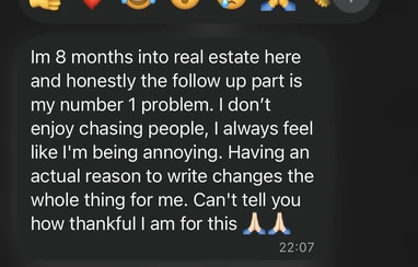 Broker message: follow up is my number 1 problem