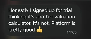Broker message: thought it was another calculator